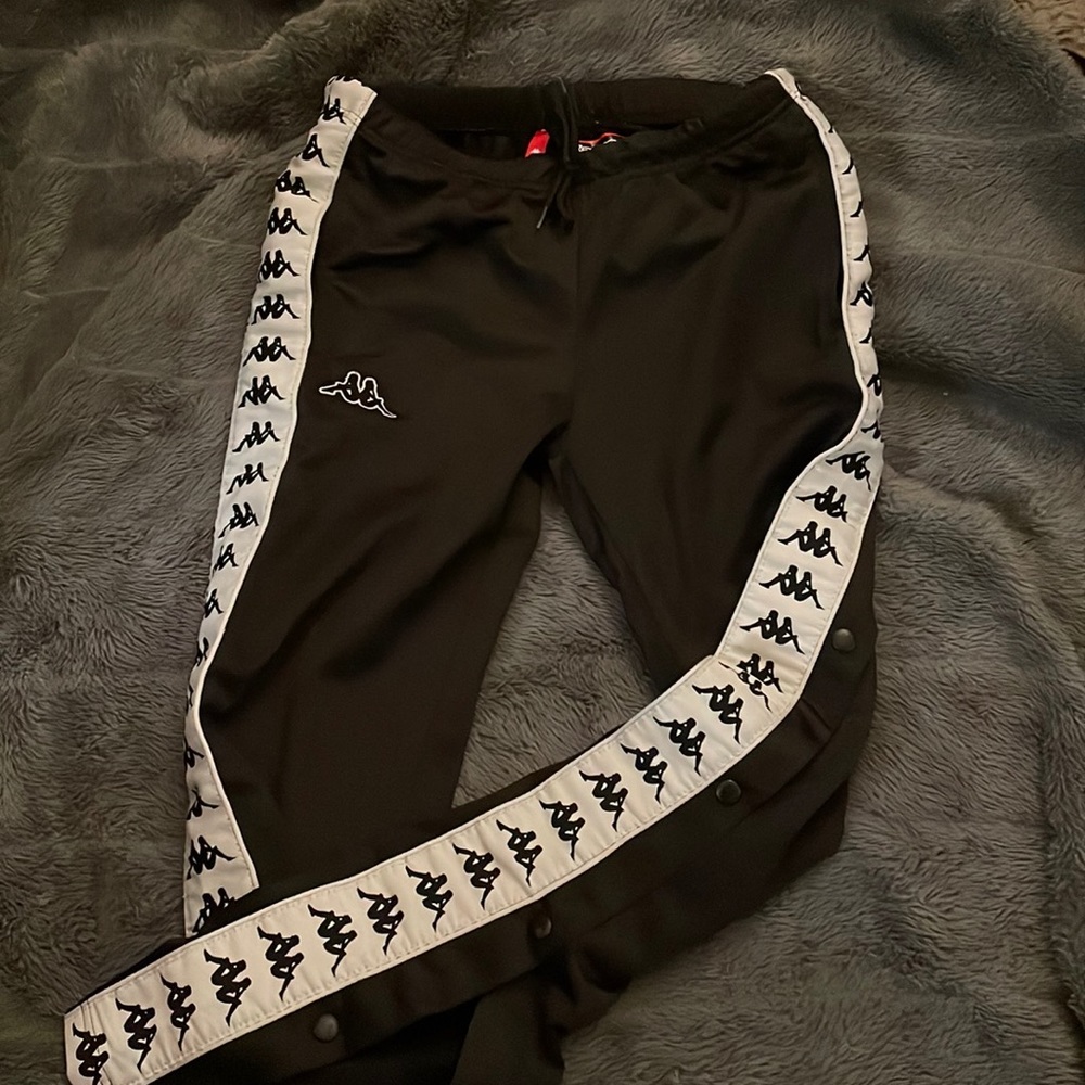 Kappa tear-away track pants